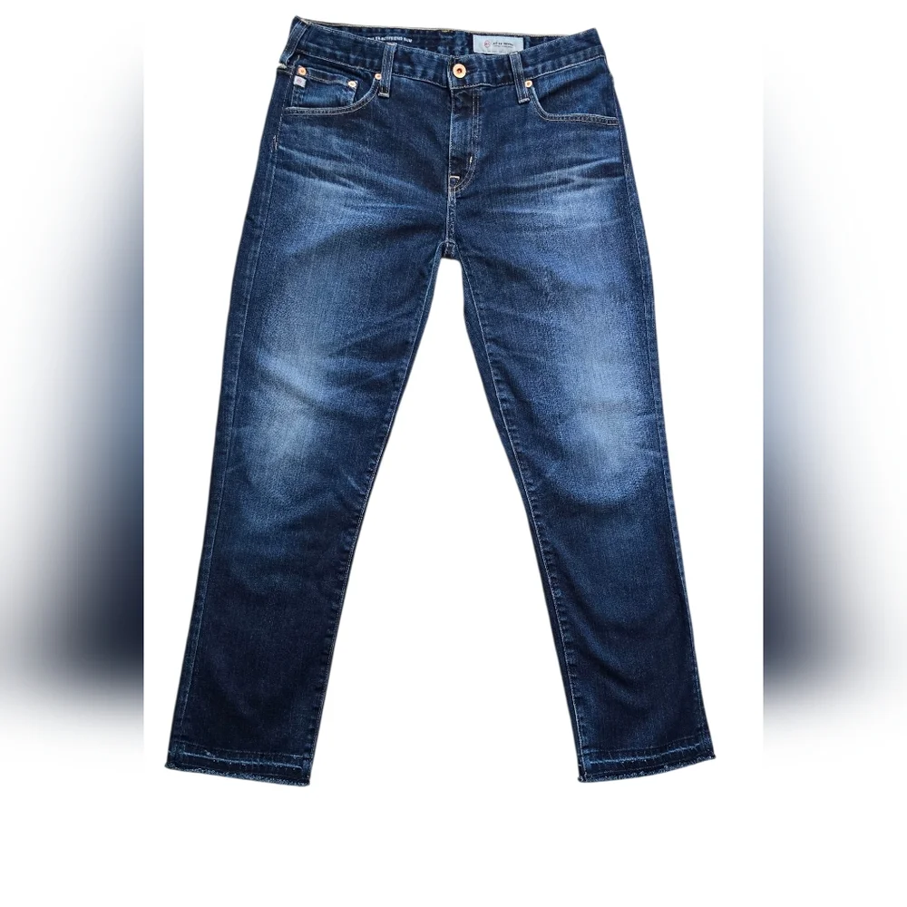 AG-ED Ex-Boyfriend Women's Mid-Rise Slouchy Slim Fit Denim Jeans Size 32R